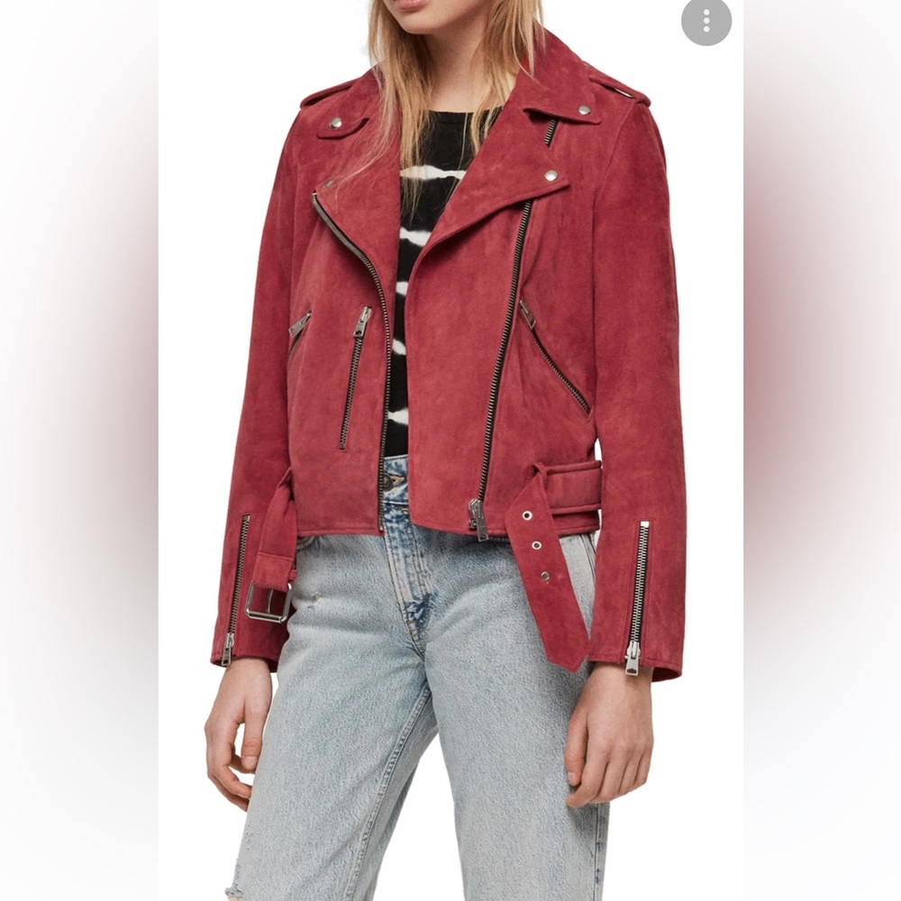 Allsaints suede jacket used, very good condition. See pictures